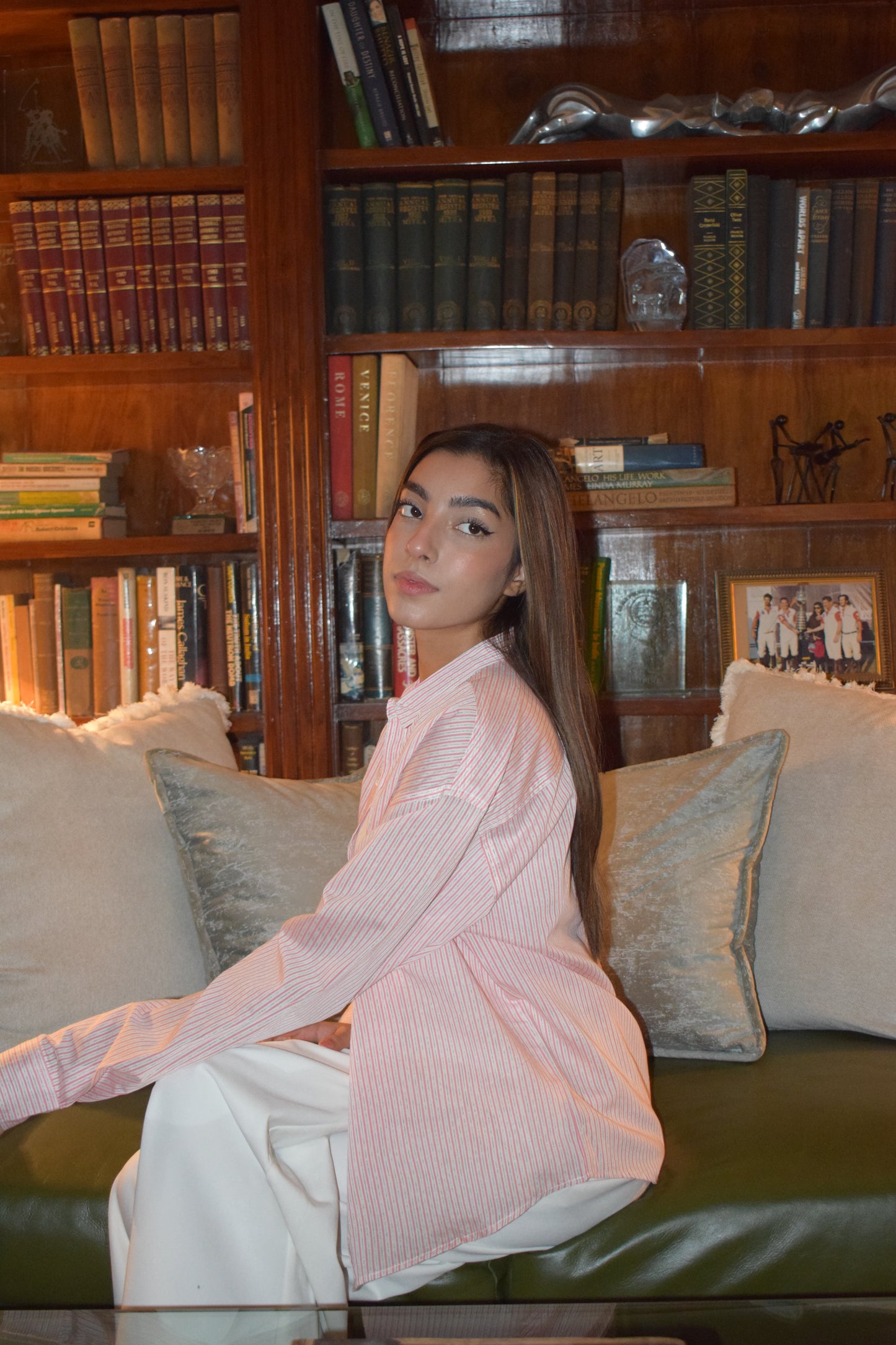 The Club Shirt (Pink/Grey)