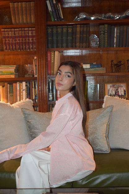 The Club Shirt (Pink/Grey)