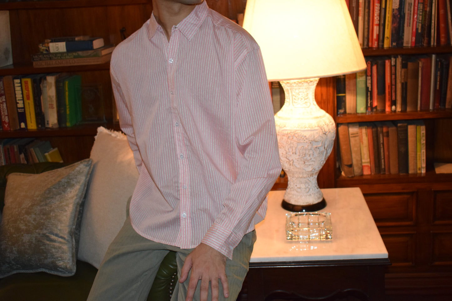 The Club Shirt (Pink/Grey)